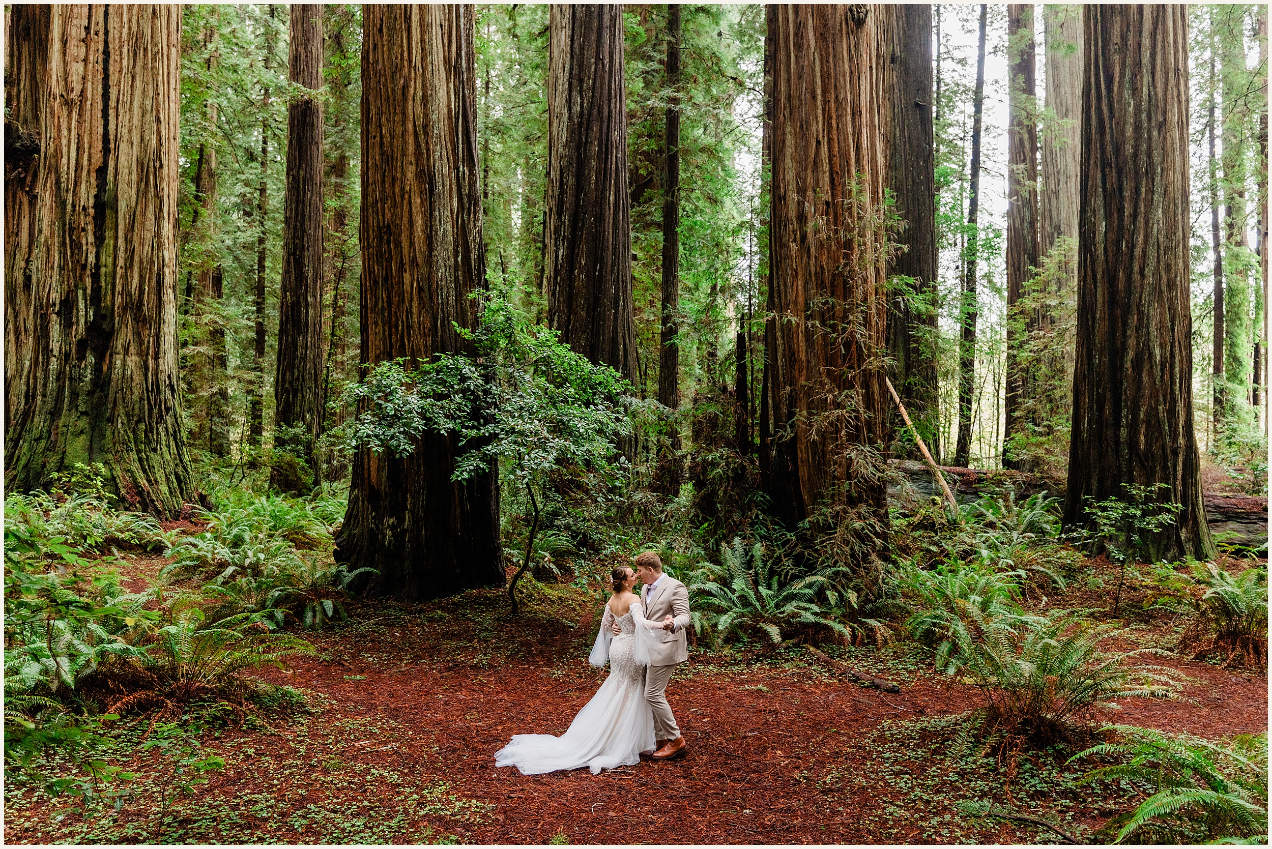 Redwood-Elopement_Caroline-Ashley-and-Will_0065 Dreamy Redwood Elopement Wedding In A Lush Forest // Caroline Ashley and Will