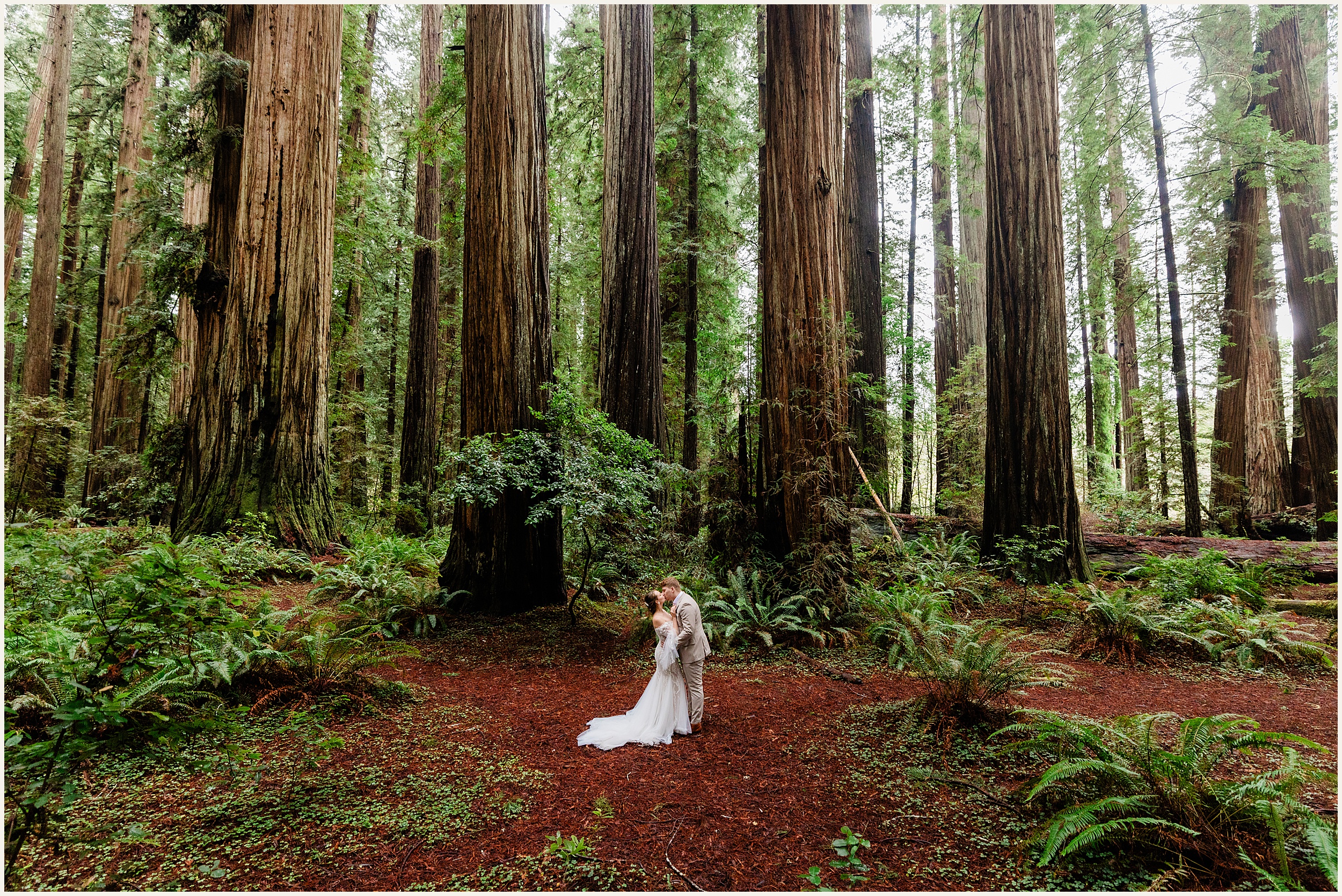 Redwood-Elopement_Caroline-Ashley-and-Will_0065 Dreamy Redwood Elopement Wedding In A Lush Forest // Caroline Ashley and Will