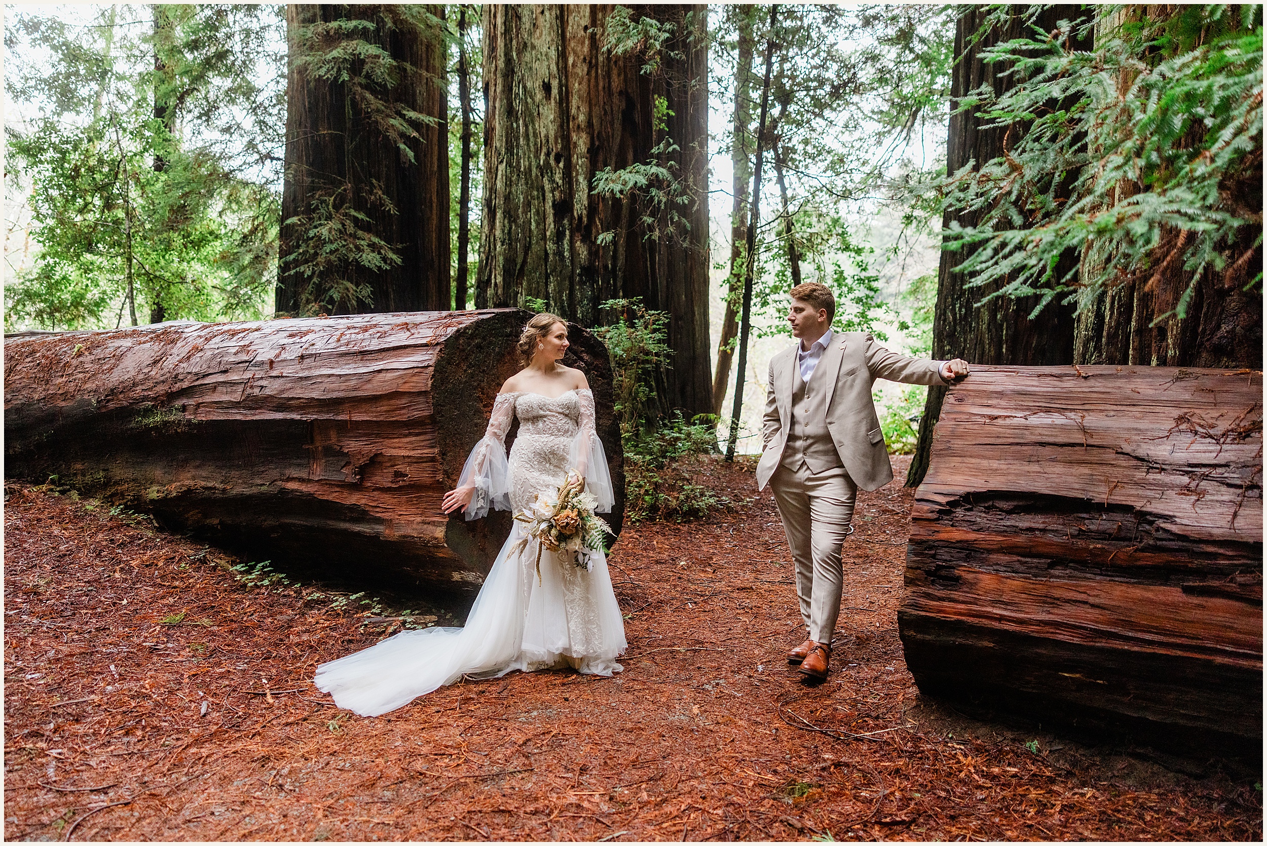 Redwood-Elopement_Caroline-Ashley-and-Will_0065 Dreamy Redwood Elopement Wedding In A Lush Forest // Caroline Ashley and Will