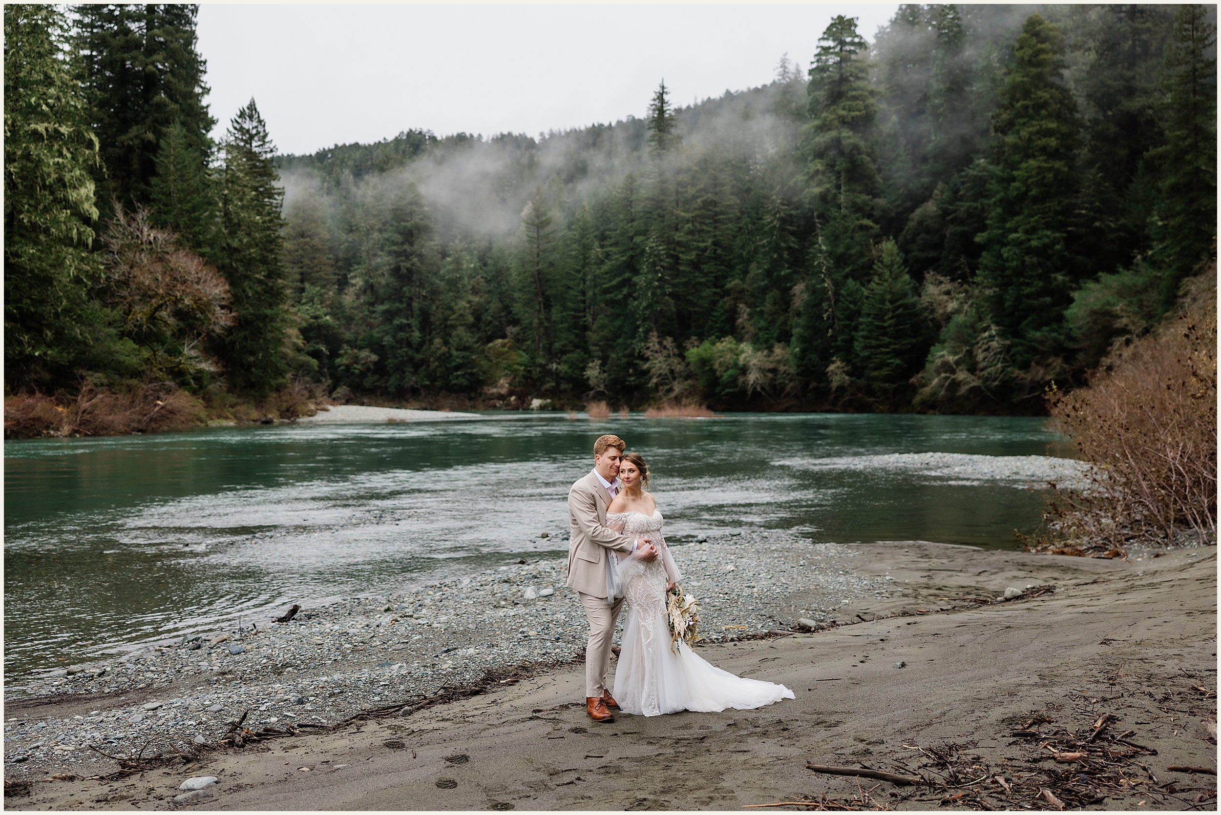 Redwood-Elopement_Caroline-Ashley-and-Will_0065 Dreamy Redwood Elopement Wedding In A Lush Forest // Caroline Ashley and Will