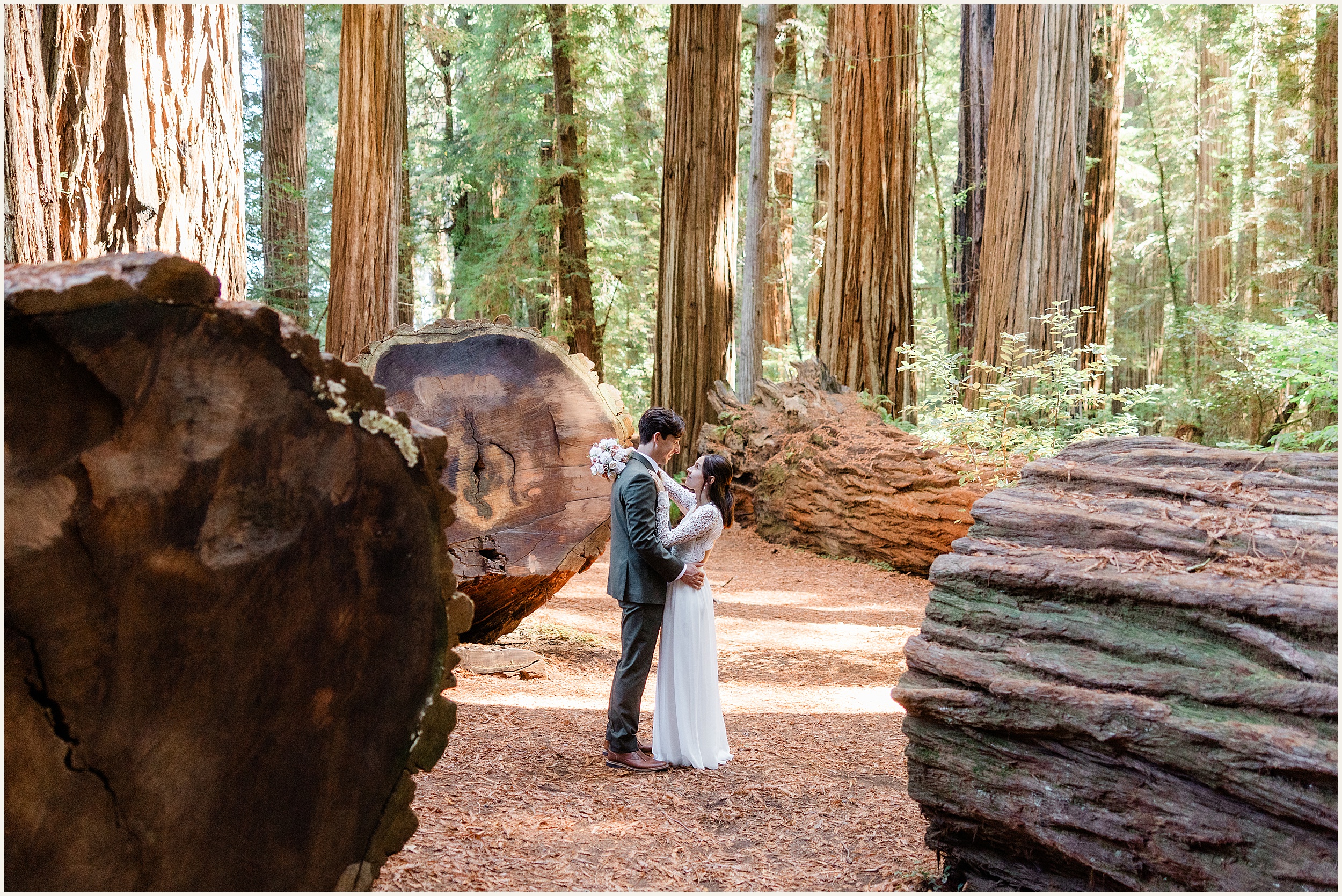 Redwood-National-Park-Elopement_Fracesca-and-Elijah_0023 Small California Redwood Elopement Wedding With Family // Francesca & Elijah