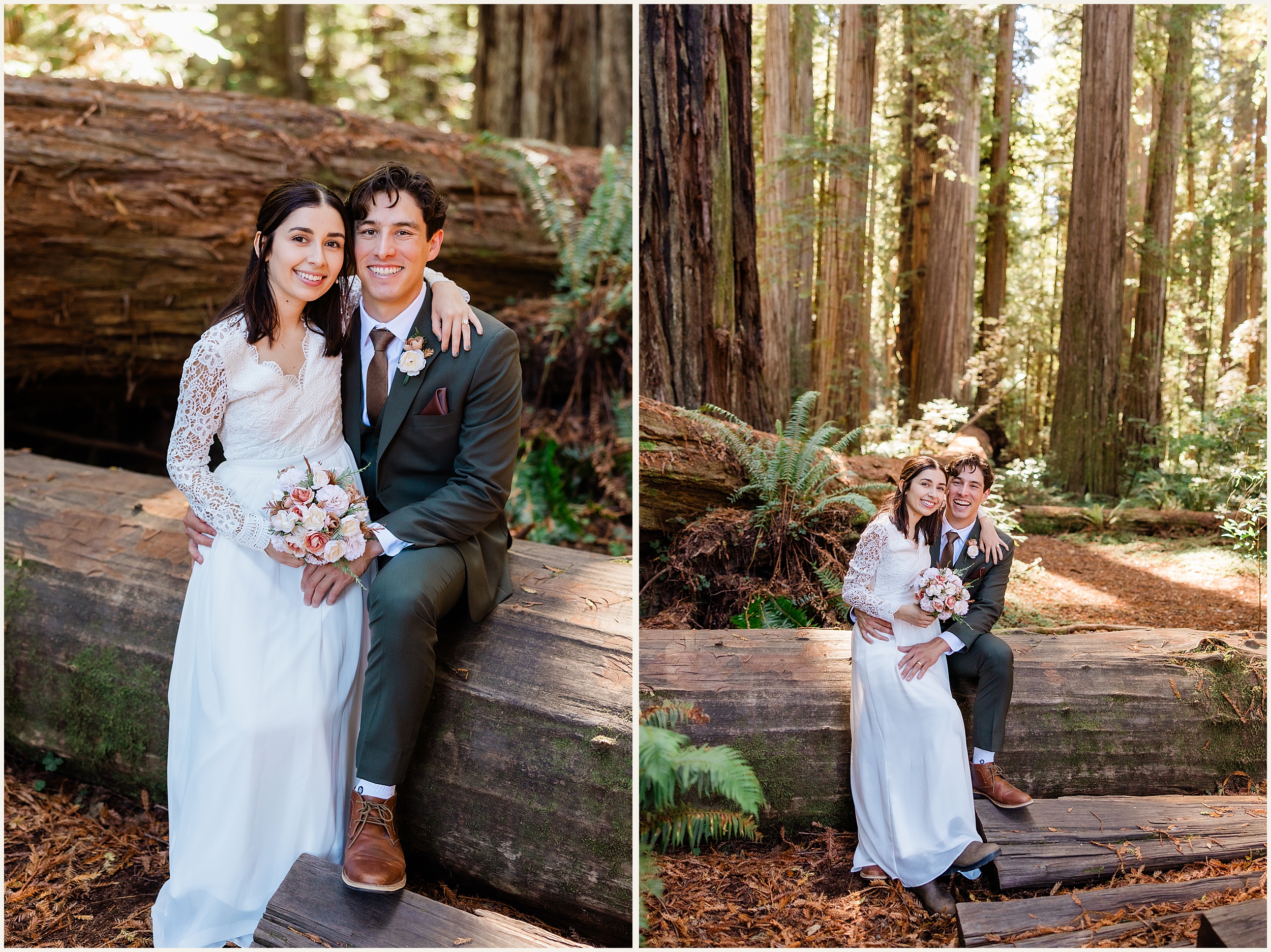 Redwood-National-Park-Elopement_Fracesca-and-Elijah_0023 Small California Redwood Elopement Wedding With Family // Francesca & Elijah