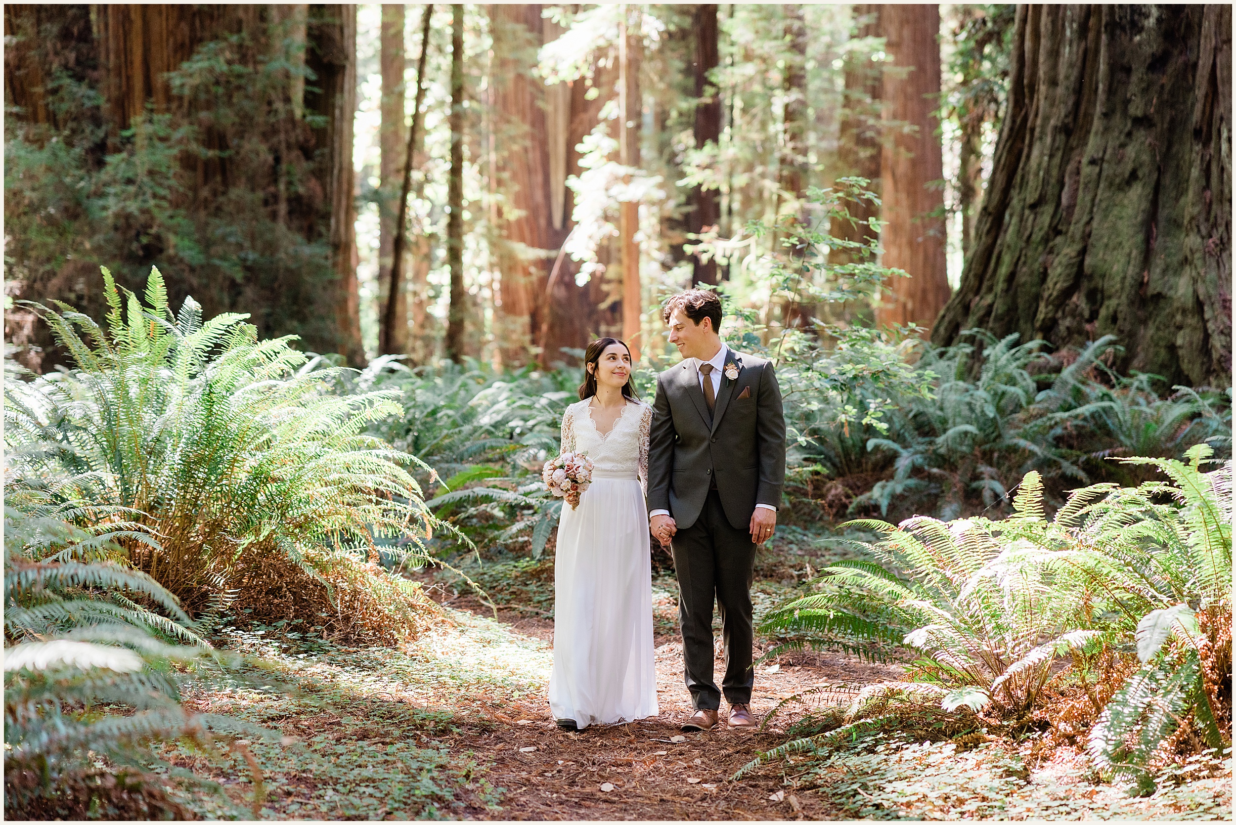 Redwood-National-Park-Elopement_Fracesca-and-Elijah_0023 Small California Redwood Elopement Wedding With Family // Francesca & Elijah