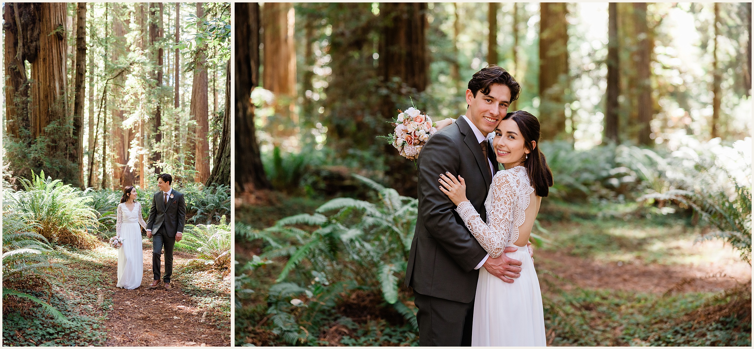 Redwood-National-Park-Elopement_Fracesca-and-Elijah_0023 Small California Redwood Elopement Wedding With Family // Francesca & Elijah