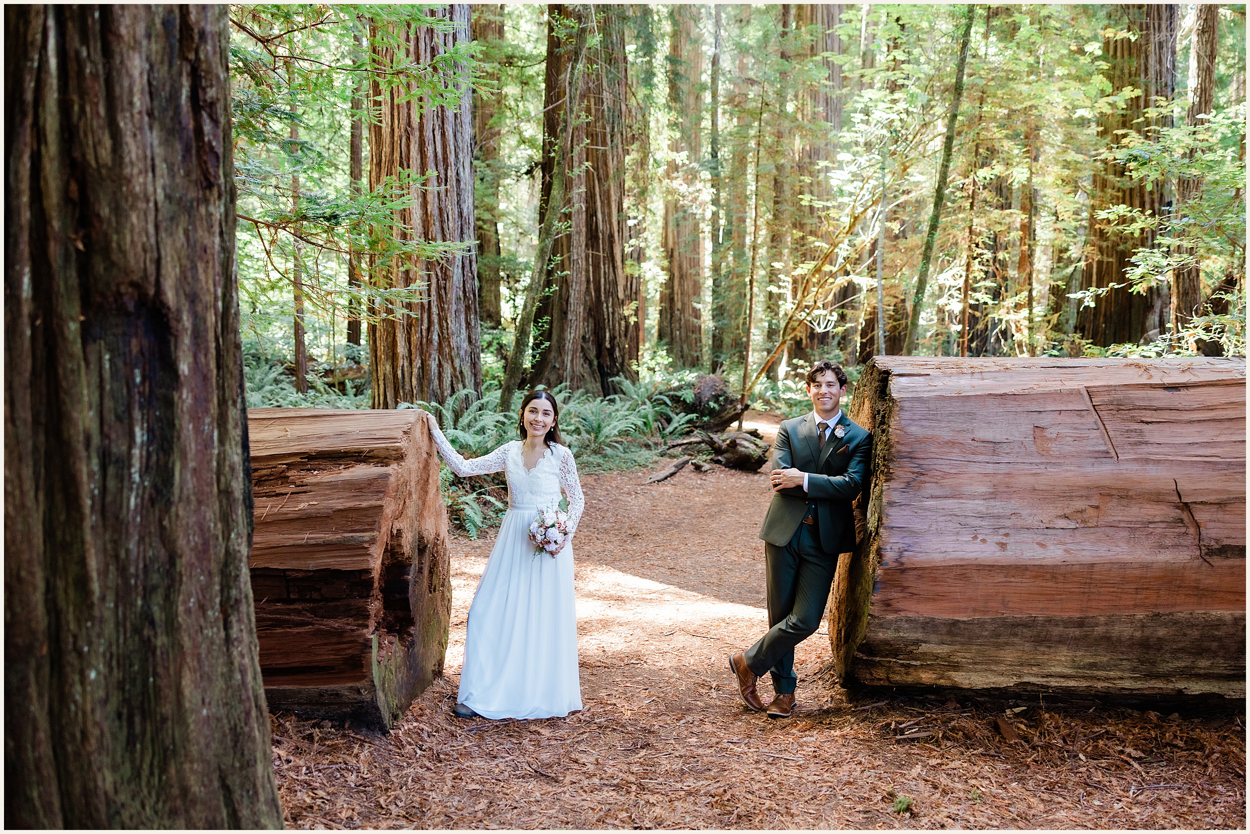 Redwood-National-Park-Elopement_Fracesca-and-Elijah_0023 Small California Redwood Elopement Wedding With Family // Francesca & Elijah