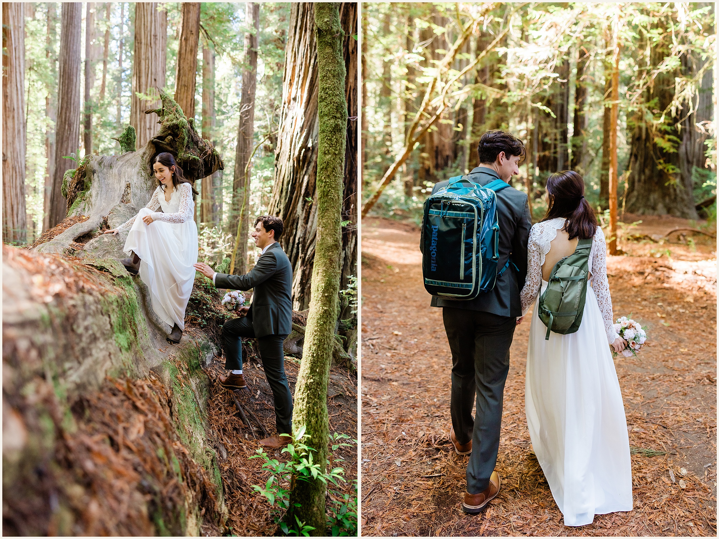 Redwood-National-Park-Elopement_Fracesca-and-Elijah_0023 Small California Redwood Elopement Wedding With Family // Francesca & Elijah