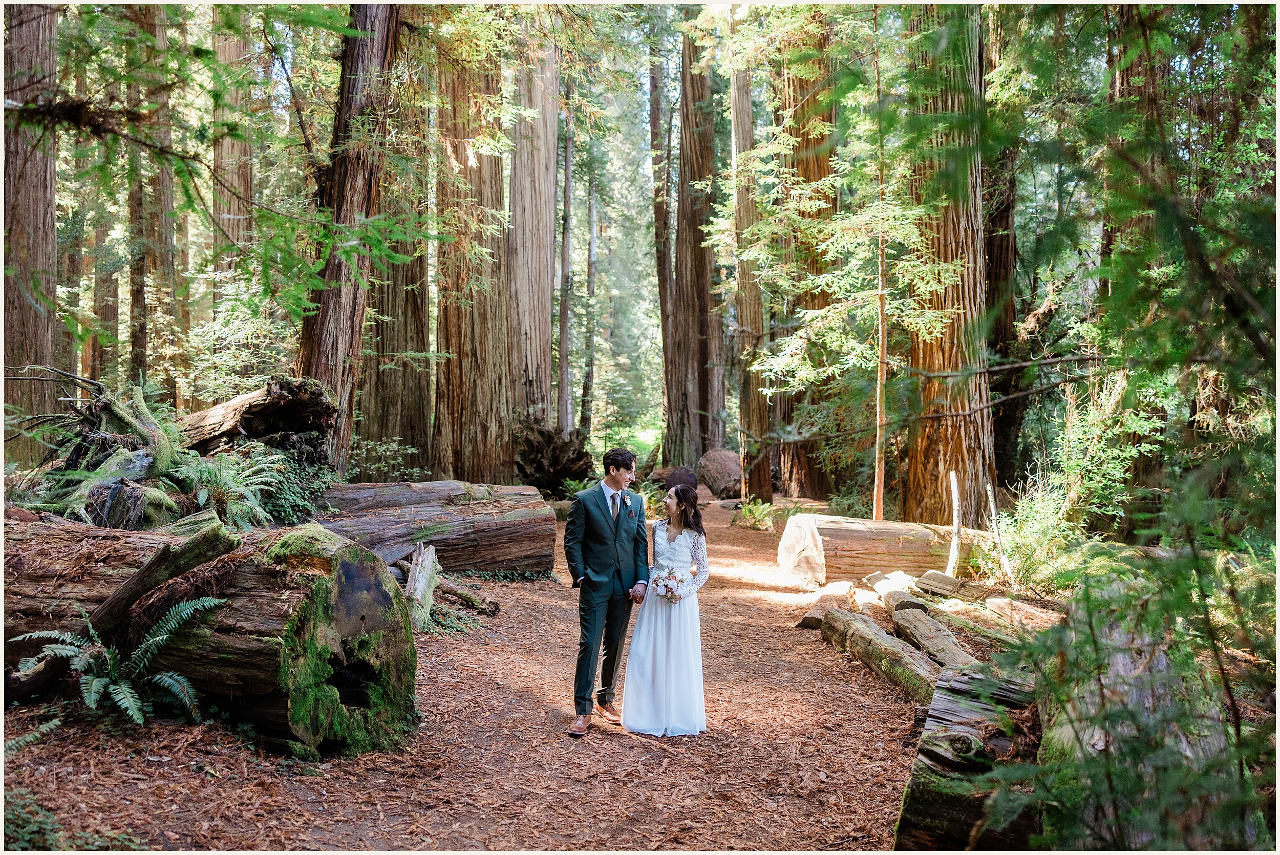 Redwood-National-Park-Elopement_Fracesca-and-Elijah_0023 Small California Redwood Elopement Wedding With Family // Francesca & Elijah