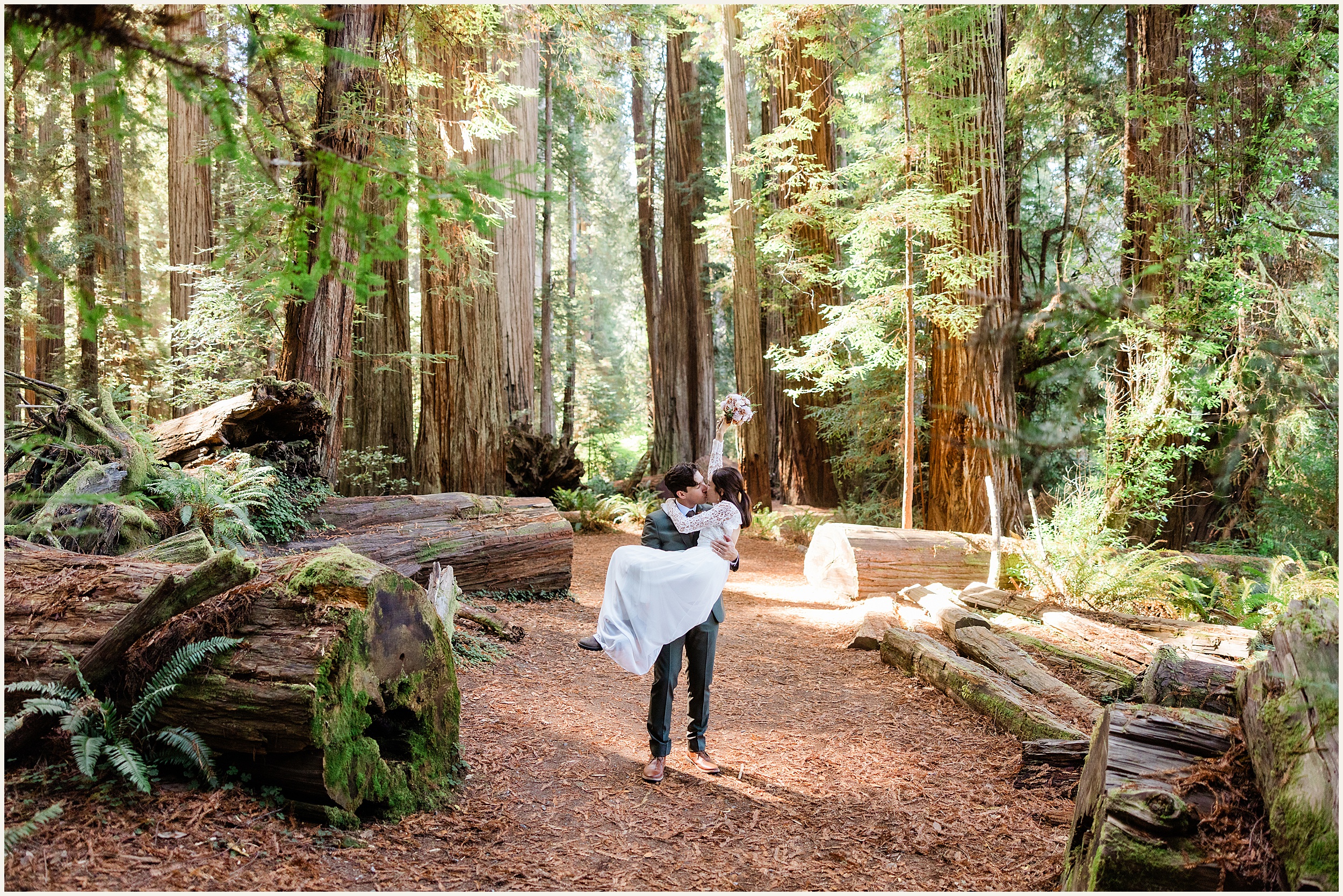 Redwood-National-Park-Elopement_Fracesca-and-Elijah_0023 Small California Redwood Elopement Wedding With Family // Francesca & Elijah