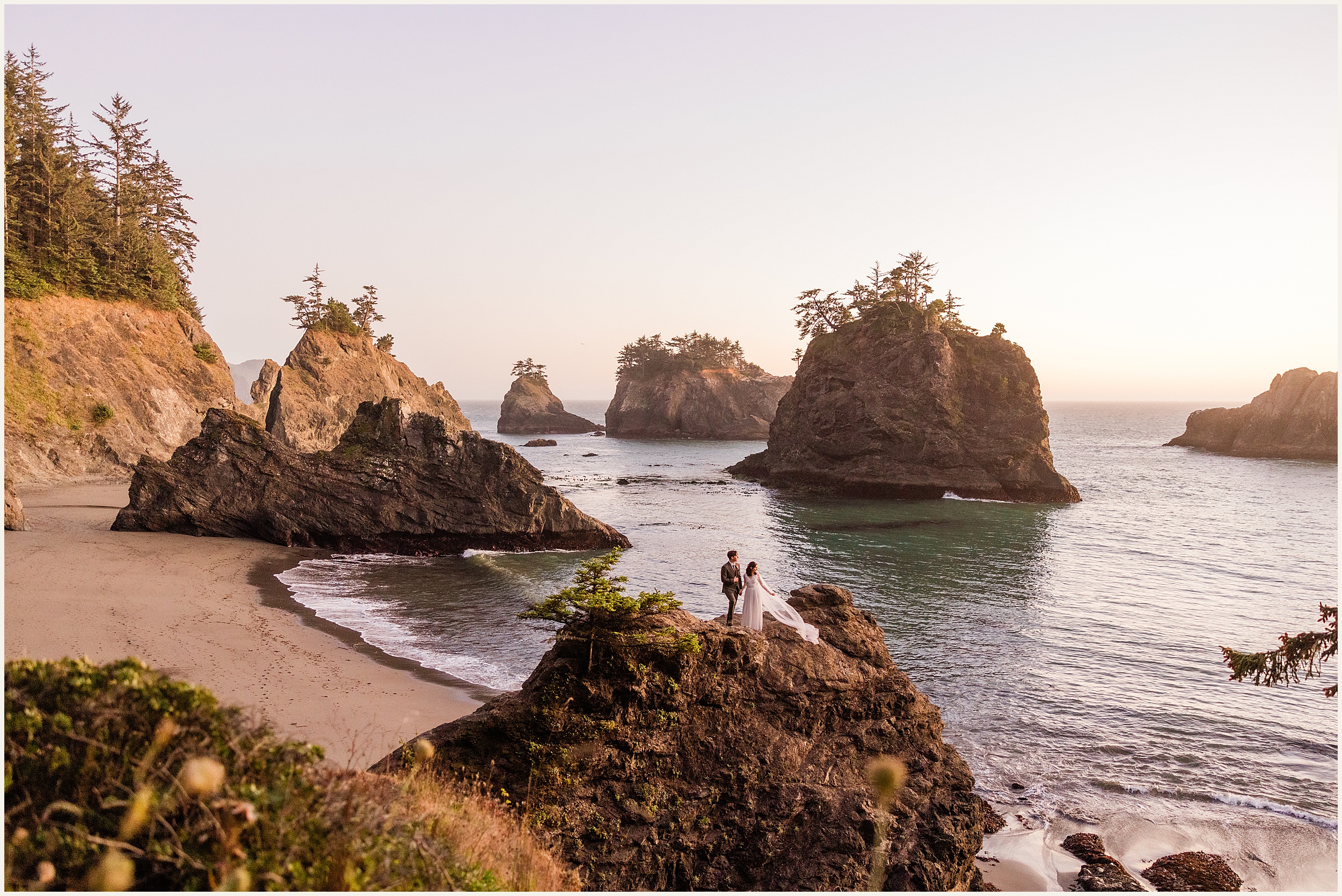 Redwood-National-Park-Elopement_Fracesca-and-Elijah_0023 Small California Redwood Elopement Wedding With Family // Francesca & Elijah