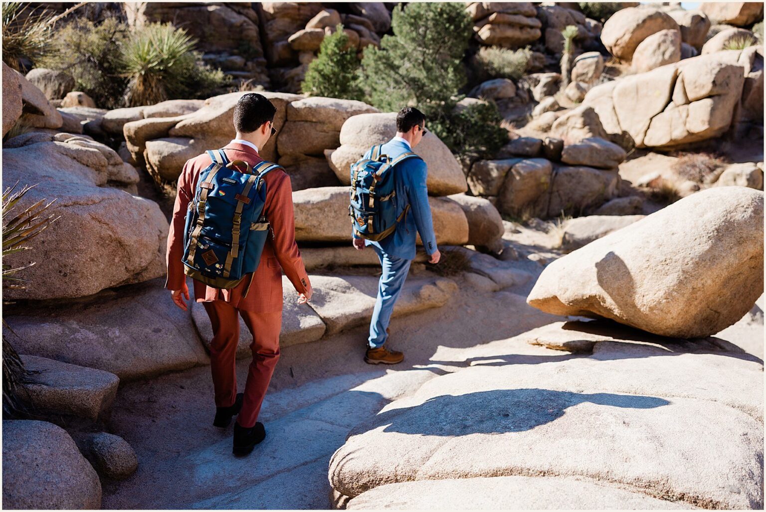 Adventurous Hidden Valley Joshua Tree Elopement | Jenn Whalen